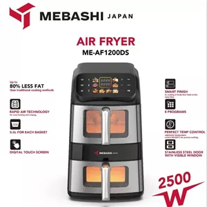 سرخ کن بدون روغن مباشی مدل ME-AF 1200 DS - گارانتی 18 ماهه می سرویساعتبار دیجی پی