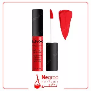 رژ لب مایع مات سافت نیکس اورجینال رنگبندی کامل ا Soft Matte Lip Gloss NYX