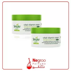 کرم ترمیم کننده و ویتامینه شب سیمپل مدل Vital Vitamin حجم 50 میلی لیتر/اورجینال