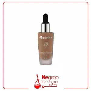 سرم کرم پودر گیاهی فلورمار Flormar شماره 90 مدل Fusion Power Foundation SPF20/اورجینال