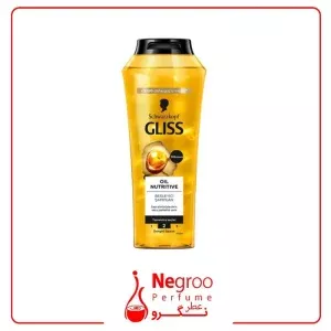 شامپو ترمیم کننده گلیس GLISS مدل Oil Nutritive مناسب موهای آسیب دیده حجم 400 میل/اورجینال