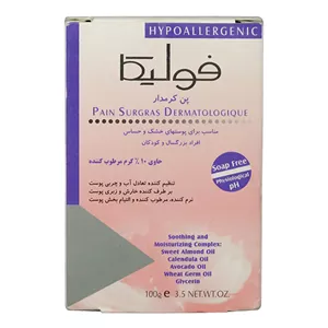 پن کرم دار مناسب پوست های خشک و حساس ۱۰۰ گرم فولیکا Fulica