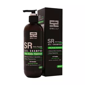 ژل شامپو موی چرب مدل SR حجم 280 ميلي ليتر  ساین اسکین Synskin