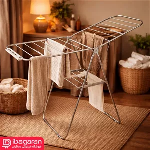 بند رخت استیل آپارتمانی ریور کد 8433
