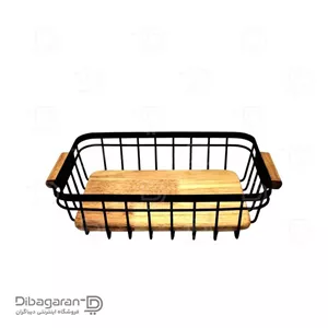 سبد نان چوبی یونیک مدل مستطیل کوچک کد UN-2909