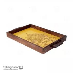 سینی چوبی ریور طرح ترنج مدل 2326