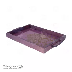 سینی چوبی ریور طرح ترنج مدل 2326