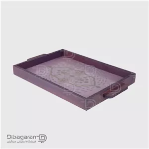 سینی چوبی ریور طرح فرشینه کد 2328