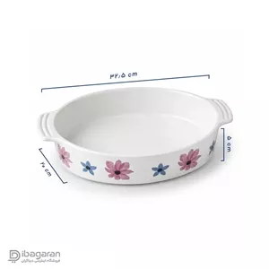 مرغ خوری بیضی طرح گل بهاری