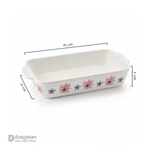 مرغ خوری مستطیل طرح گل بهاری