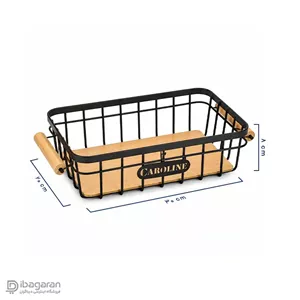 سبد دسته دار فلزی مدل 502