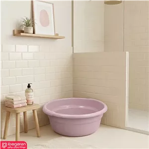 لگن پلاستیکی گرد لیمون مدل 1014