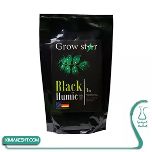 کود هيوميک اسيد 70% (black Humic) گرو استار آلمان 1 کيلويي