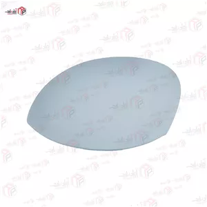 قاب روکش آینه بغل 206 چپ سفید کروز فلاپ رنگی