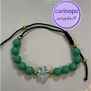 دستبند طرح‌ شکوفه گل با قفل کشویی کد01