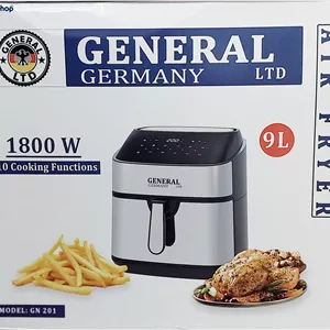 سرخ کن جنرال 9 لیتری مدلAir Fryer GN201 General گارانتی 12 ماه