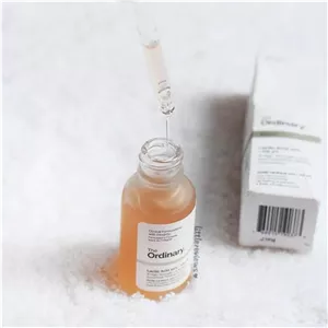 سرم لاکتیک اسید 5درصد اوردینری حجم 30 میل جوانساز و آبرسان پوست The Ordinary Lactic Acid 5 HA