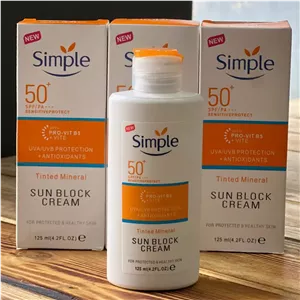ضد آفتاب مینرال سیمپل مدل Tinted Mineral SPF50