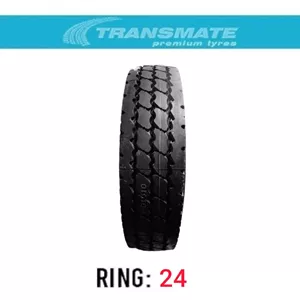لاستیک ترنس میت سایز12.00R24 جلو  گل TRA50 ،تولید 2025 (22لا )هر یک حلقه