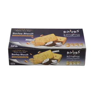 بیسکویت جو پذیرایی کنجد نارگیلی کوپا
