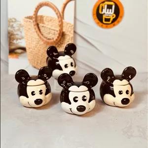 ماگ دیزنی دست ساز میکی موس درب دار کد 6086