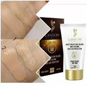 کرم ضد آفتاب رنگی لانسون spf50 مدل مولتی اکشن شماره ۱.۵ حجم ۴۰ میلی
