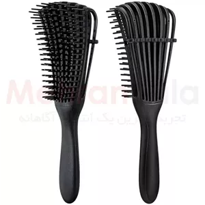 برس فلکسی مخصوص موهای فر زئوس مدل Flexi Comb - اختاپوسی گره بازکن