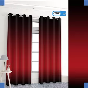 پرده تصویری طرح طیفی قرمز مشکی برند پرنا