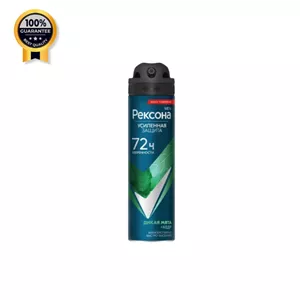 اسپری بدن مردانه رکسونا Rexona اورجینال روسیه مدل 724  سدر و نعنا وحشی حجم 150 میلی لیتر