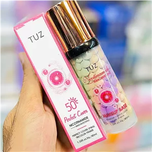 پرایمر رنگین کمانی توز Tuz اصلی مدل نیکوتین آمید حجم 40 گرم