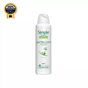 اسپری دئودورانت سیمپل Simple اورجینال Gentle care حجم 250 میل