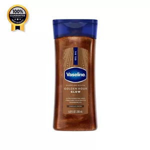 روغن برنز شاین وازلین Vaseline اورجینال Golden Hour Glow Vanilla Cocoa حجم 200 میل
