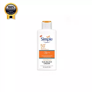ضدآفتاب سیمپل Simple اورجینال Spf50 حجم 125 میل