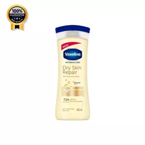لوسیون بدن پوست خشک وازلین Vaseline اورجینال حاوی عصاره جو دوسر مدل Dry Intensive Care حجم 400 میل