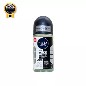 مام رول مردانه نیوآ Nivea اورجینال بلک اند وایت اینویزیبل 72 ساعته درما