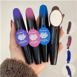 ریمل رنگی کیس بیوتی Kiss beauty مدل آینه دار در 4رنگ