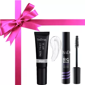 پک آرایش اقتصادی ایزادورا Isadora اورجینال ریمل بیگ بولد بنفش با پرایمر مات بسته 2 عددی