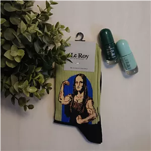 جوراب نخ پنبه ساقدار فانتزی مونالیزا اسپرت