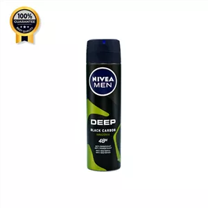 اسپری مردانه دیپ بلک آمازونیا نیوآ Nivea اورجینال Amazon حجم 150 میل