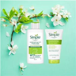 پک روتین ساده پوست خشک سیمپل Simple اورجینال بسته 2 عددی