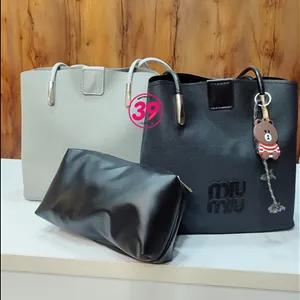 کیف دوقلو بند گرد متریال وارداتی | سایز بزرگ مناسب و بسیار شیک و سبک و ترند، مورد استفاده روزمره و دانشگاه و دورهمی