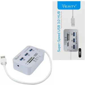 هاب USB 3.0 وریتی مدل H408 با ۳ پورت