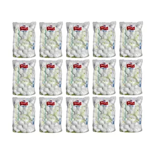 پک 15 تایی توپک سفید غیراستریل رایا Raya