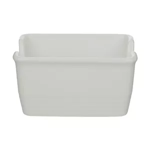 ظرف قند و شکر چینی زرین ایران سری هتلی کواترو مدل سفید درجه سه