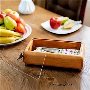 جعبه پذیرایی یا تی بگ چوبی کد 11047