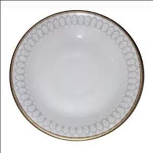 نعلبکی چینی طلایی پارس کد 686 بسته 6 عددی