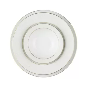 سرویس غذاخوری چینی زرین 6 نفره 28 پارچه سپید صدف درجه عالی