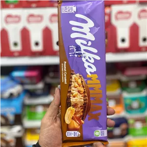 شکلات تبلتی مغزدار کارامل بادام زمینی مکس  میلکا270 گرمی
