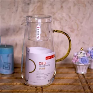 پارچ شب پیرکس  برند deliدسته رنگی وارداتی