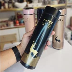 فلاسک یا فلاکس درجه دار ( هوشمند) طرح گوزن ( شیک) حجم نیم لیتر